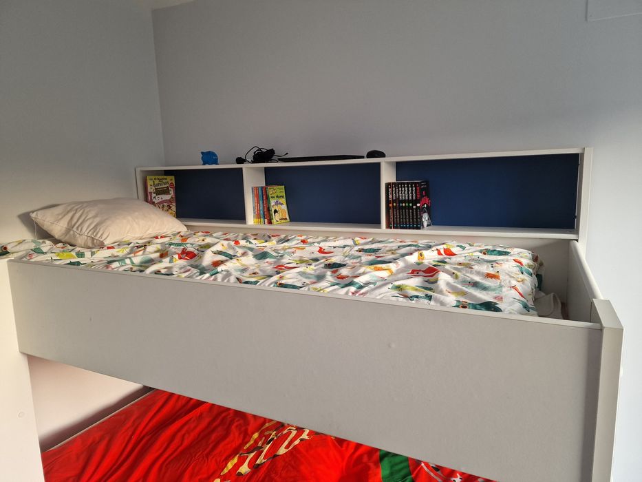 Beliche Criança - prateleiras azuis ou rosa