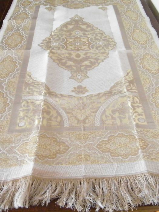 Bieżnik/ kilim złoto-beżowy