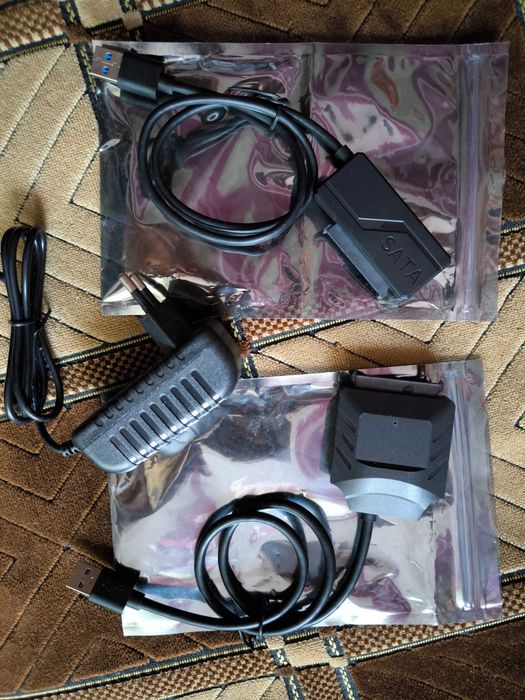 Адаптер USB 3.0 to SATA для жёстких дисков 2.5 3.5 HDD/SSD