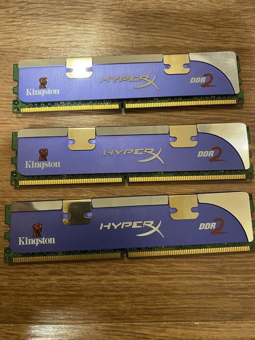 Pamiec RAM Kingston HyperX DDR2 3x1GB