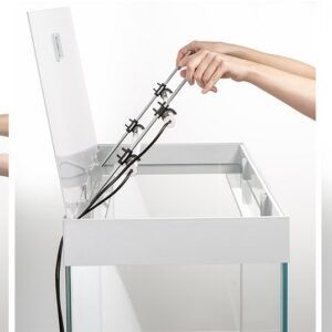 Akwarium z białą szafką/Zestaw Akwariowy Opti Set 240 WHITE