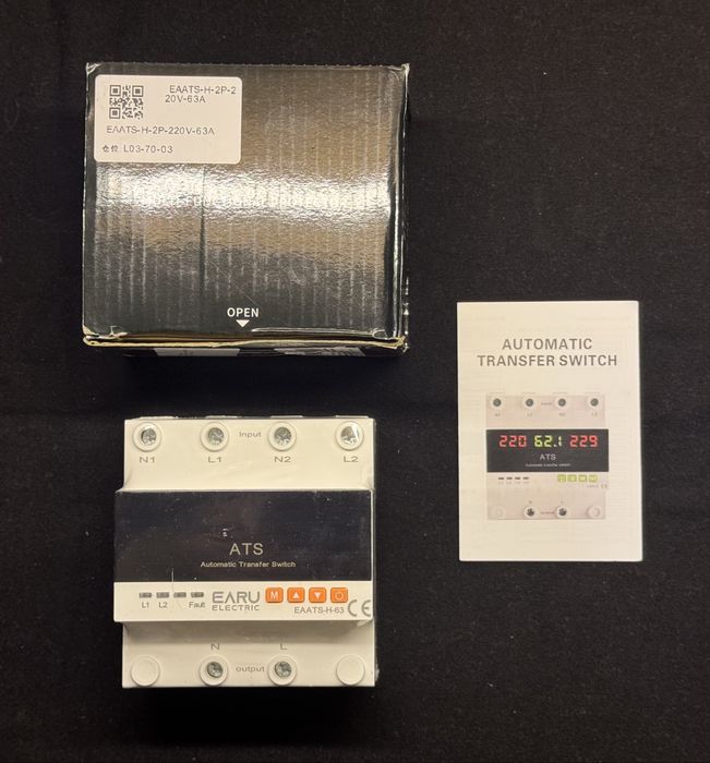 В наявності!!! АВР, автоматичний перемикач резерву GEYA EARU TOMZN