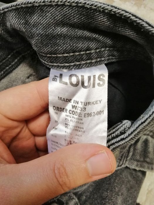 Чоловічі Джинси "LOUIS" (Skinny Fit, W33, Сірий)