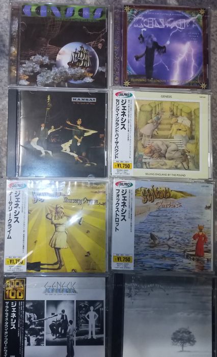 Kansas. Yes. GENESIS. Phil Collins.Tony Banks.Фірмові CD. Japan CD.