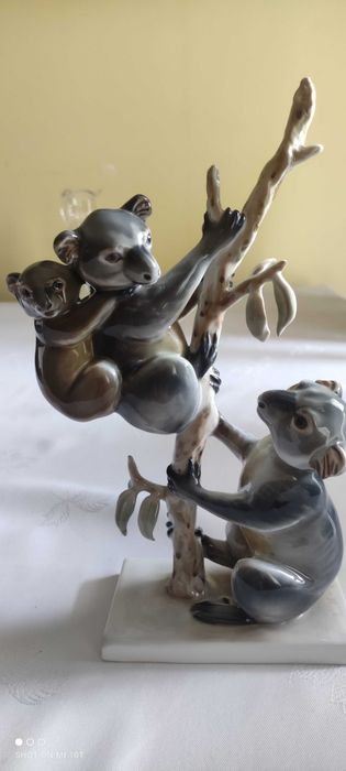 Rosenthal figurka porcelanowa rodzina koala