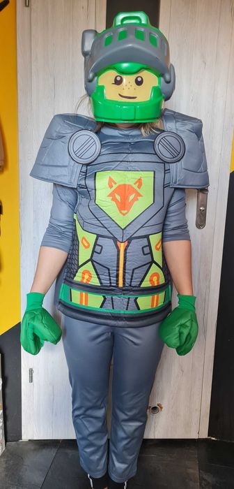 Strój Karnawałowy Lego Nexo Knights Aaron 10-12 Lat roz. 146-152