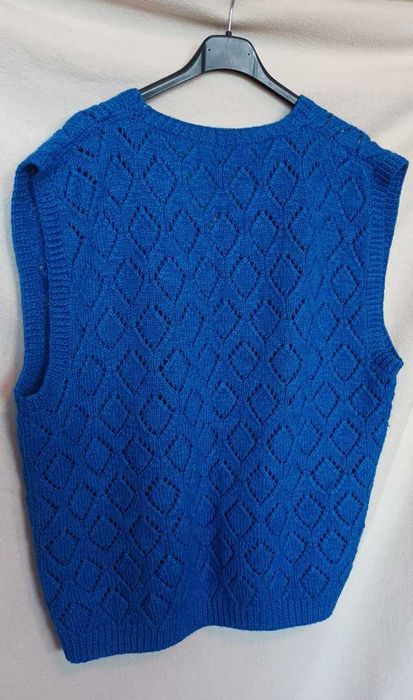 Handmade kamizelka dzianinowa