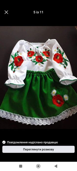 Вишиванка, вишиті костюми