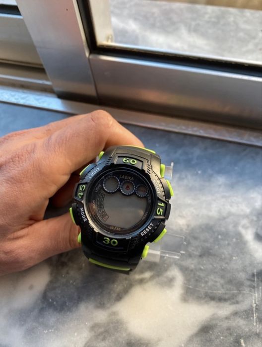 Relógio homem Lasica preto e verde