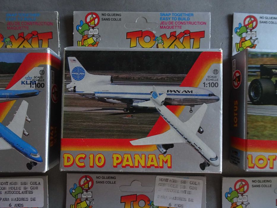 Kit diversos Toykit Klm Pan Am Lotus Williams Renault Porsche