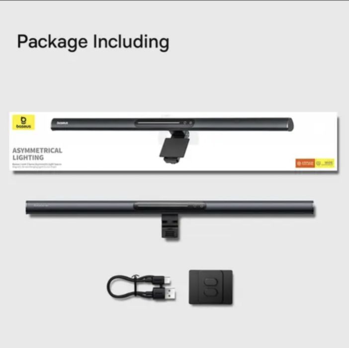 Лампа для монітора Baseus I-Wok 3 USB Black