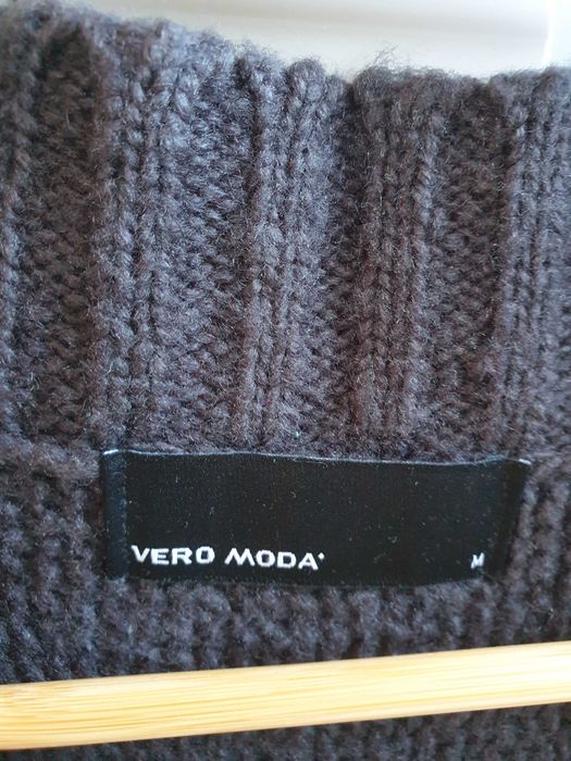 Ciemnoszary szary sweter kardigan Vero Moda M 38