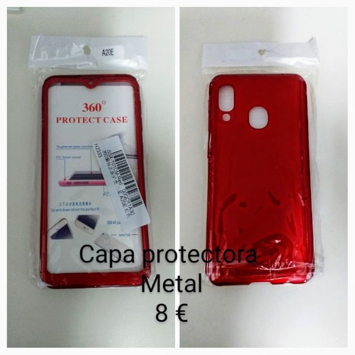 Capas NOVAS telemóvel Samsung 20 e película  - Novas