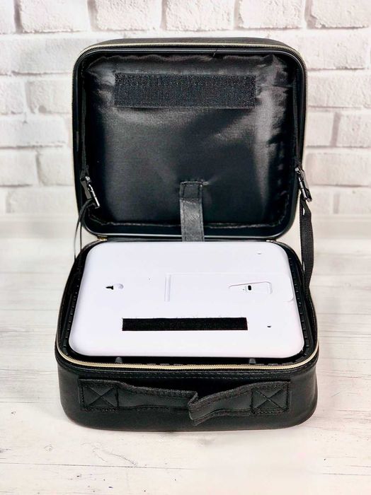 Сумка-органайзер визажиста, косметикичка с зеркалом подсветкой