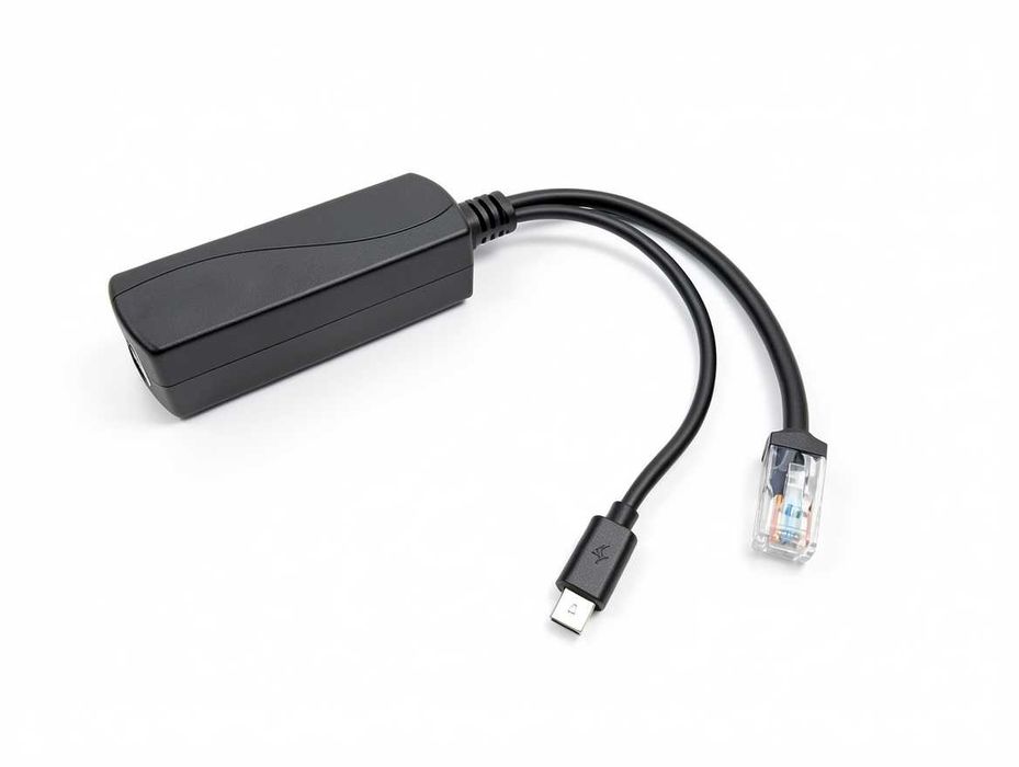 N109 Splitter PoE USB0502G Aktywny Rozdzielacz Zasilania Power Over Ethernet RJ45 Na Micro USB I Gigabit Ethernet 10/100/1000Mbps Ekranowany Do Kamer