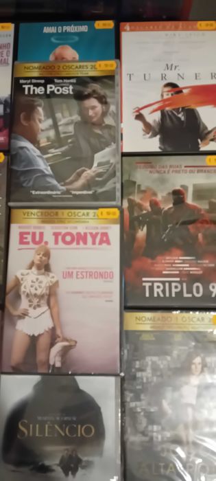 Filmes em Dvd Top Diversos Géneros da NOS Audiovisuais.