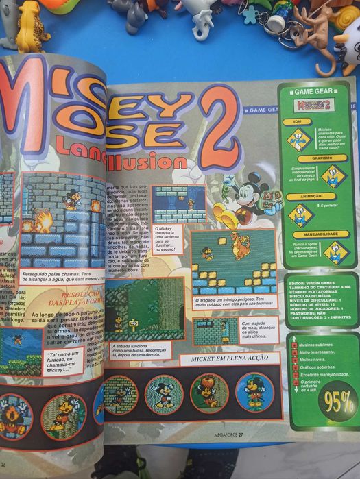 Revista coleção sega ano 1994/mega drive master sistem game gear