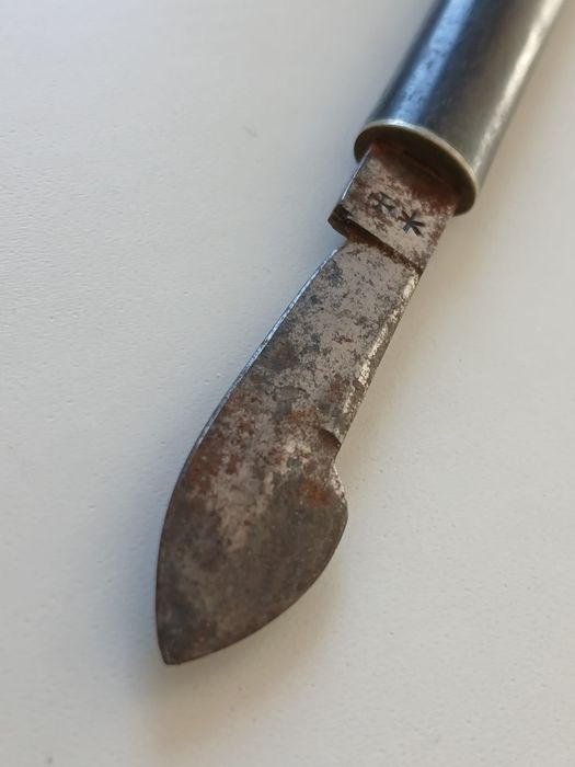Faca/Bisturi/Raspador de tinta antigo