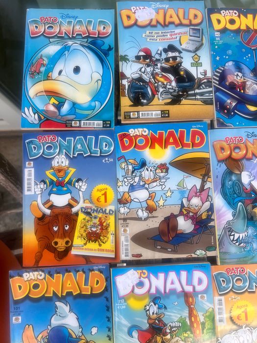 Lote 17 Livros banda desenhada pato Donald vintage
