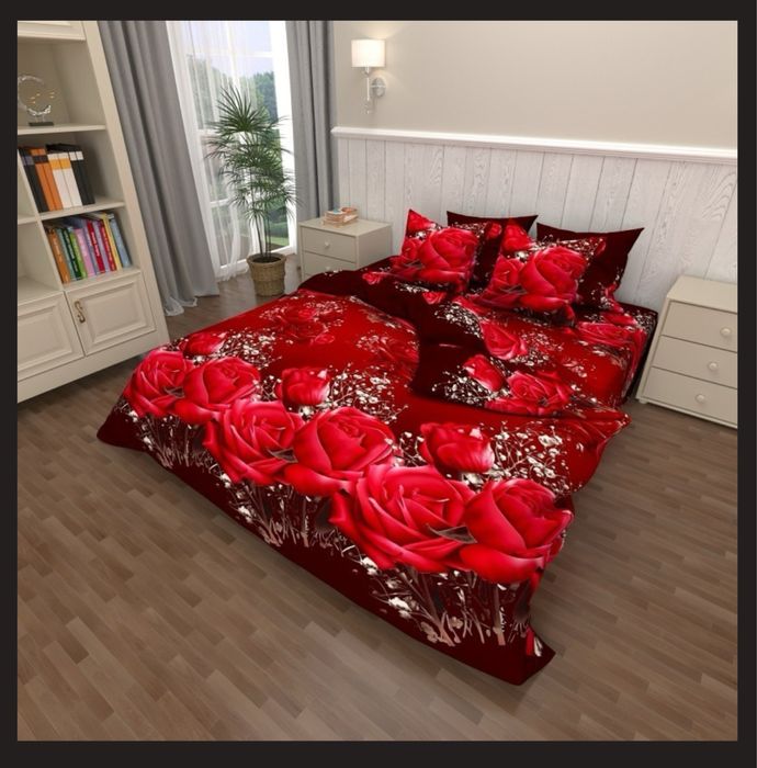 Семейный комплект Постельного белья с бязью