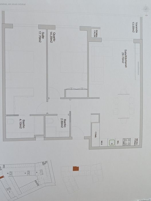 Apartamento T2 em construção ARCOZELO (V.N. GAIA) cedência de posição