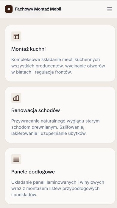 Montaż mebli, schody-odnawianie, podlogi