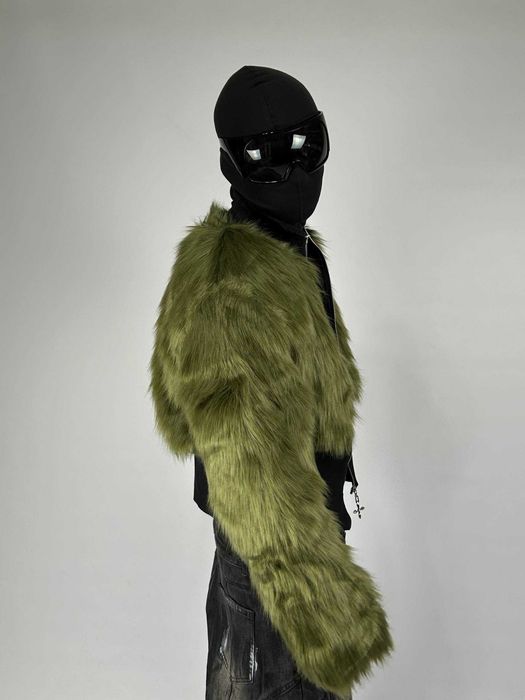 Бомбер зелений камо с мехом куртка курточка пуховик мех MA-1 jacket