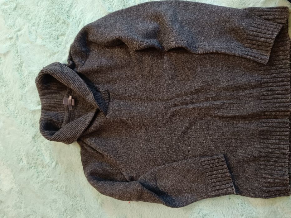 Szary wełniany sweter męski H&M M