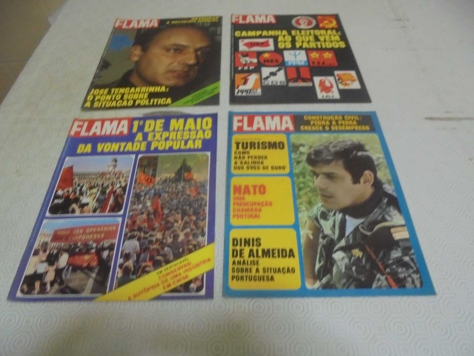 Revistas Portuguesas Flama da década de 70