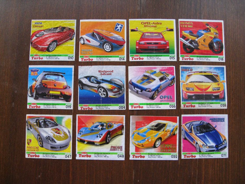 Obrazki z gumy Turbo 2003  sport   seria