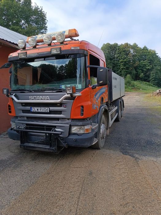 Scania P420  Scania 124 Kiper hydroburta  podgrzewana ,Czołownica 6X2X4
