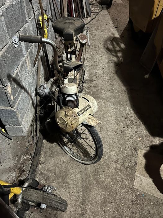 Solex moto antiga branca