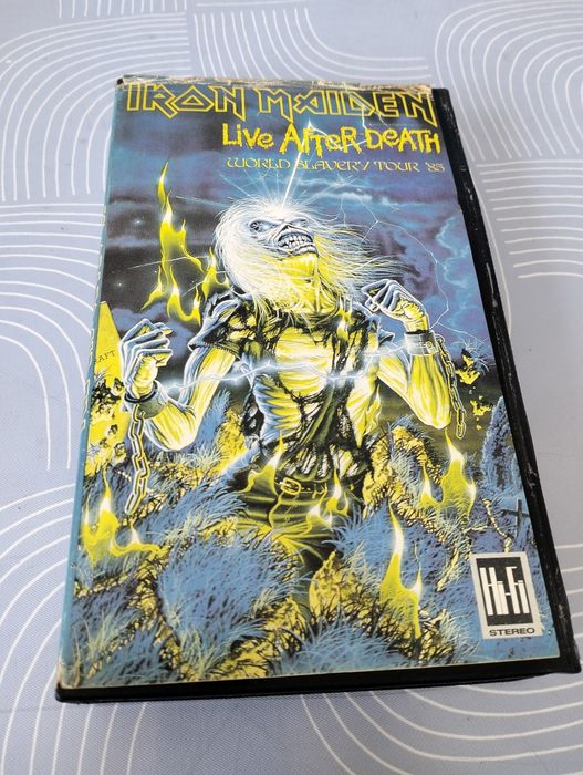 Kaseta VHS Iron Maiden Live after death