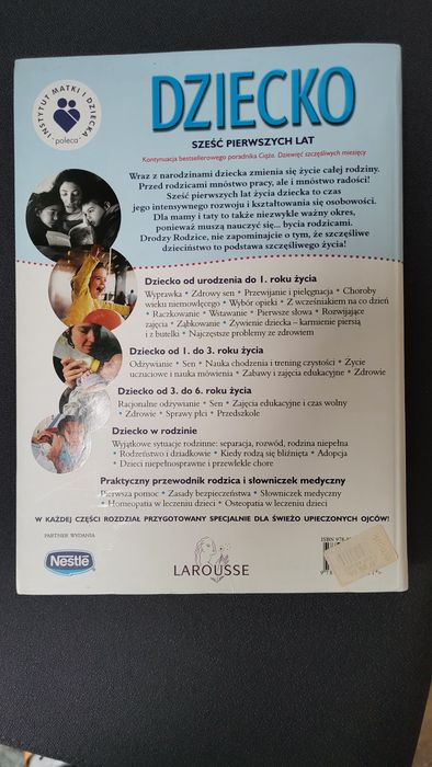 Dziecko sześć pierwszych lat larousse