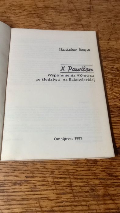 X Pawilion. Wspomnienia. Stanisław Krupa
