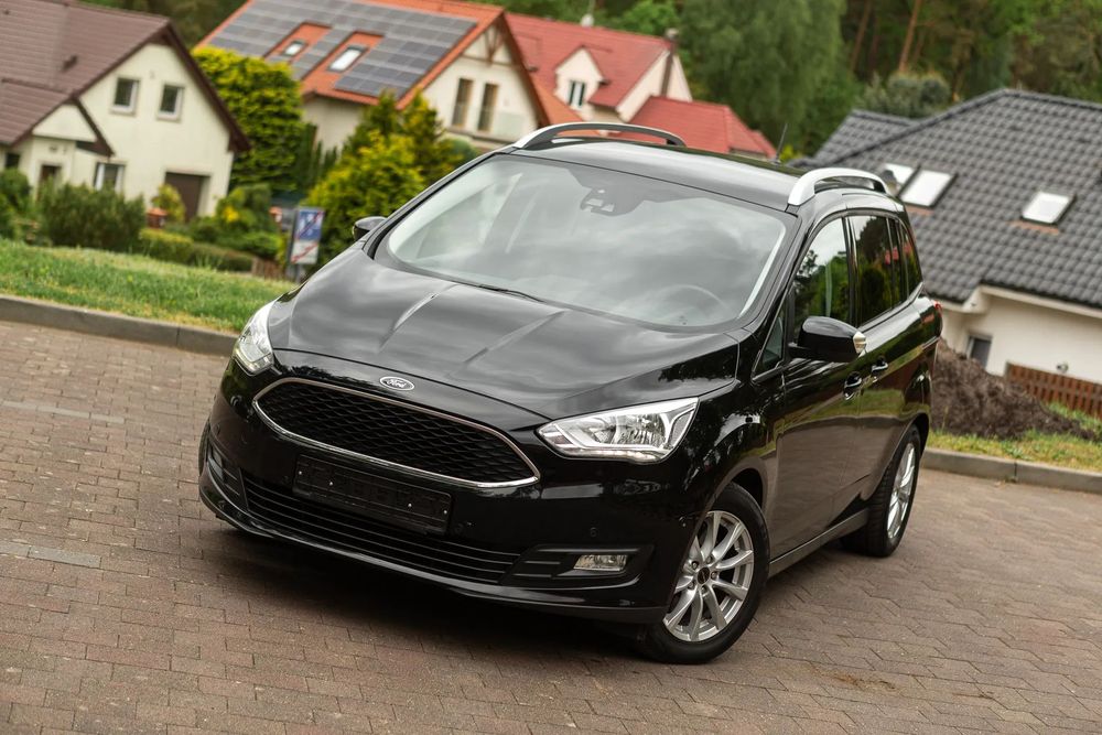Ford Grand C-MAX 7-mio Osobowy Navigacja Kamera Cofania Telefon Grzana Szyba Tempomat