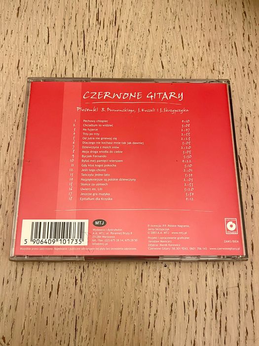 Czerwone Gitary płyta CD składanka