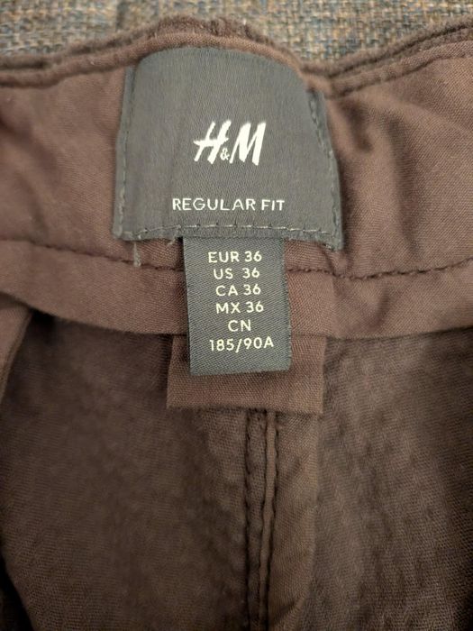 Spodnie sztruksy H&M regular fit
