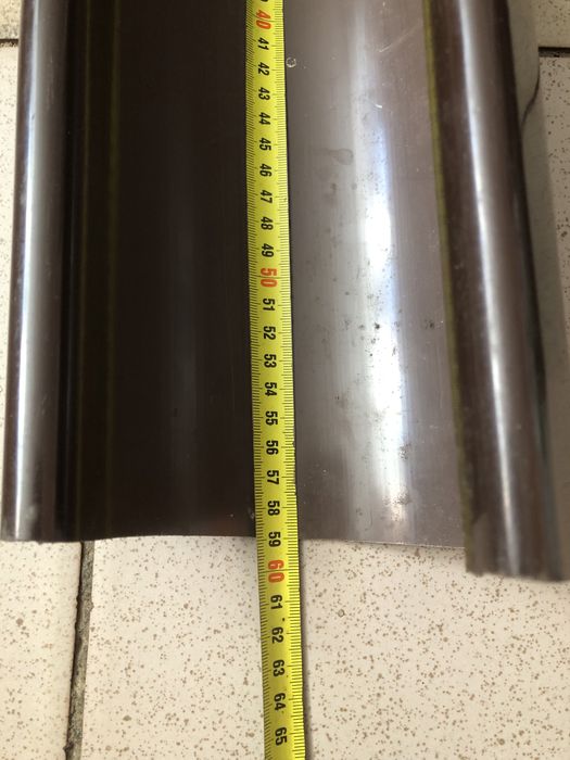 Ринва водостічна 125 мм / Bryza Cellfast / обрізки / водосточный желоб