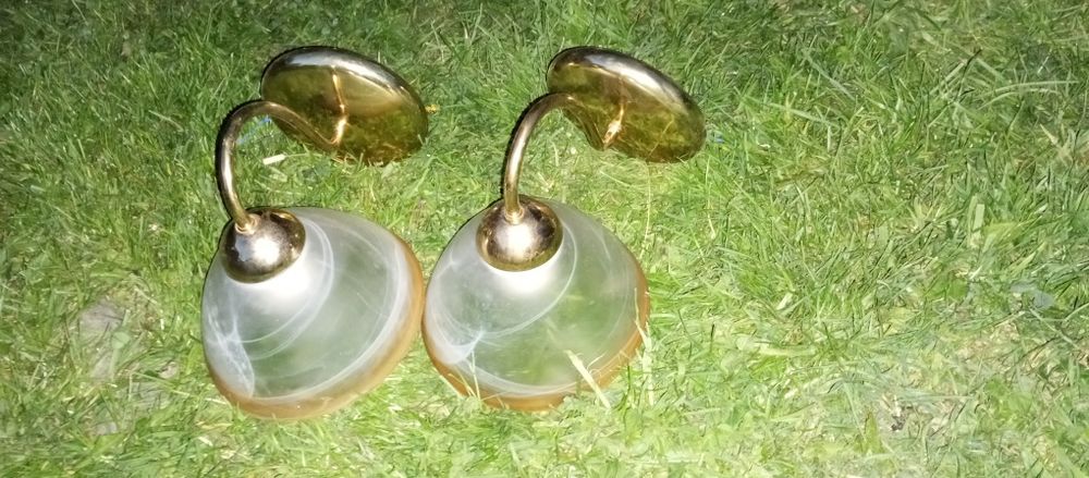 2x kinkiet Alfa złoty piękny oryginalny lampa ścienna