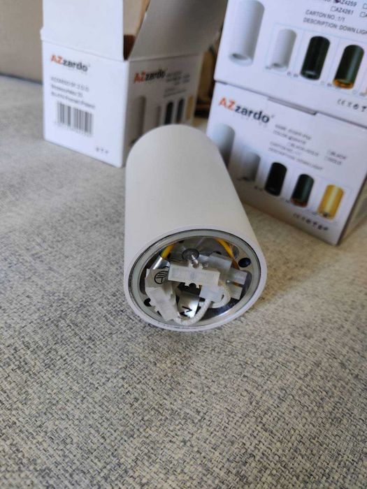 4 Lampy natynkowe IP54 białe (4 sztuki)
