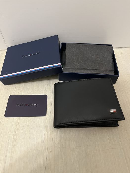 Tommy Hilfiger skórzany męski portfel Nowy