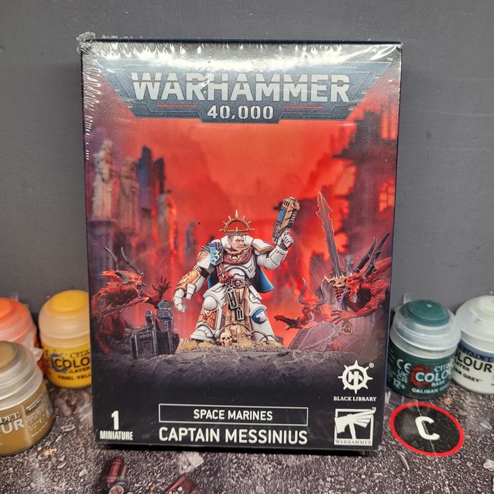 Space marines captain messinius nowy w folii Warhammer 40k