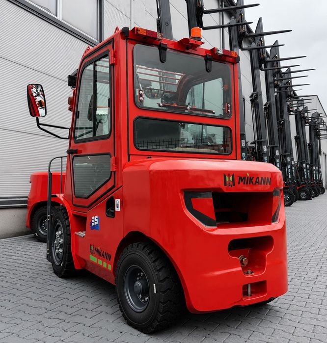 Wózek Widłowy 3,5T MIKANN, Maszt 4.5m,Triplex, Diesel, Kabina