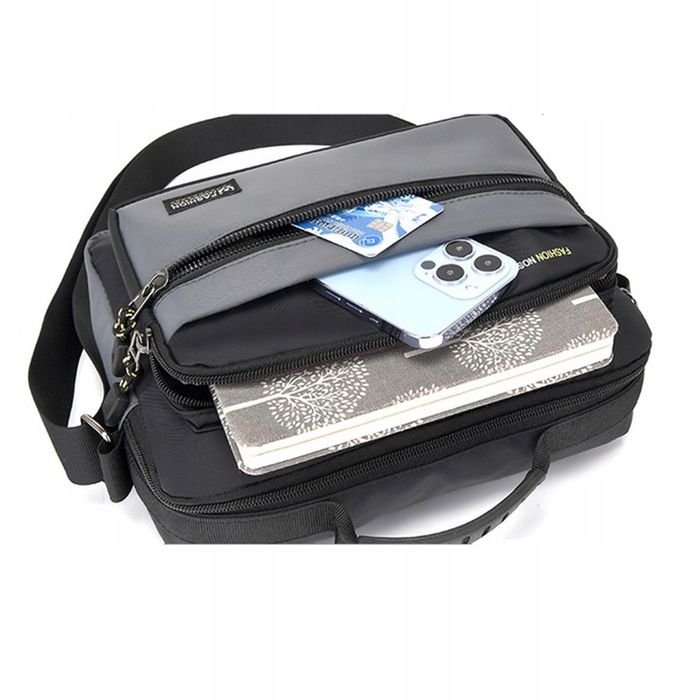 Torba Na Ramię Damska Do Pracy Szkoła Miasto Torebka Męska 20*7*25cm