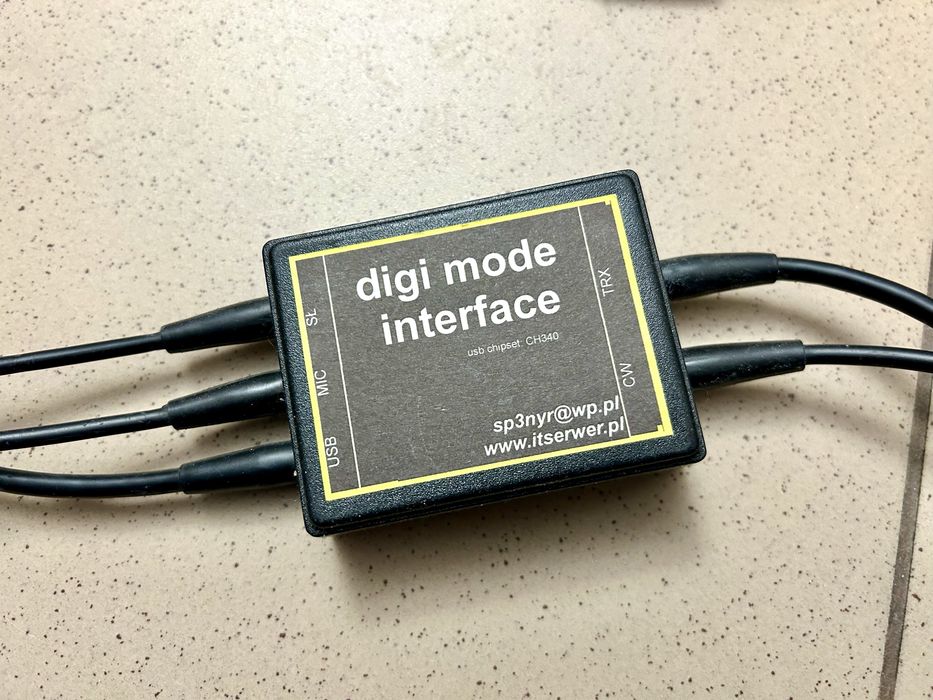 Interfejs Digi do do transceiverów TRX Yaesu Icom Kenwood | SP3NYR