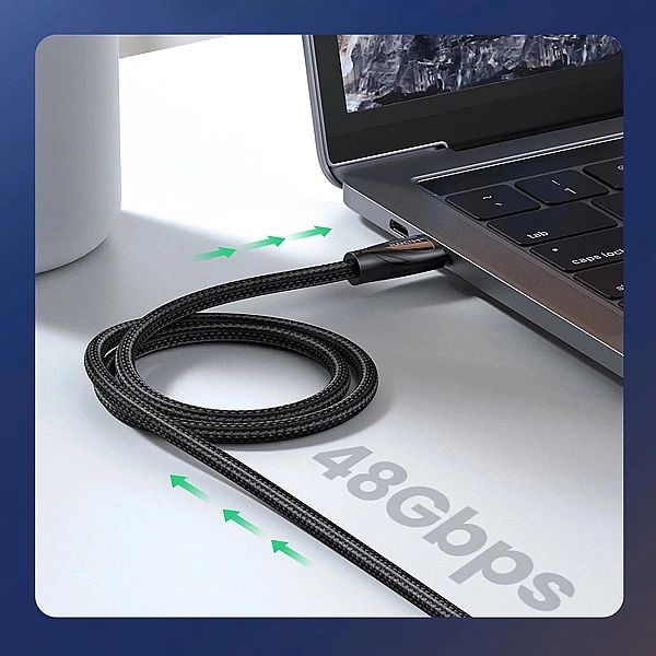 Kabel Ugreen HD140, 80401 HDMI 2.1 / HDMI 2.1/1m - czarny