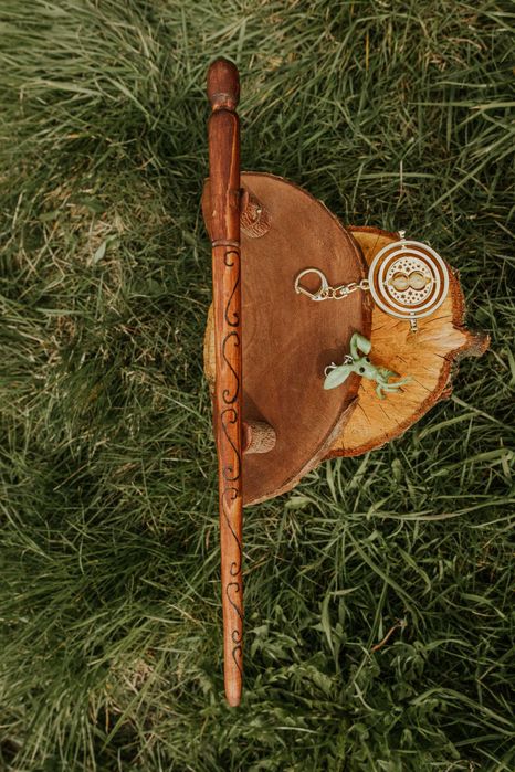 Różdżka "Śmierciożerca" handmade + pudełko