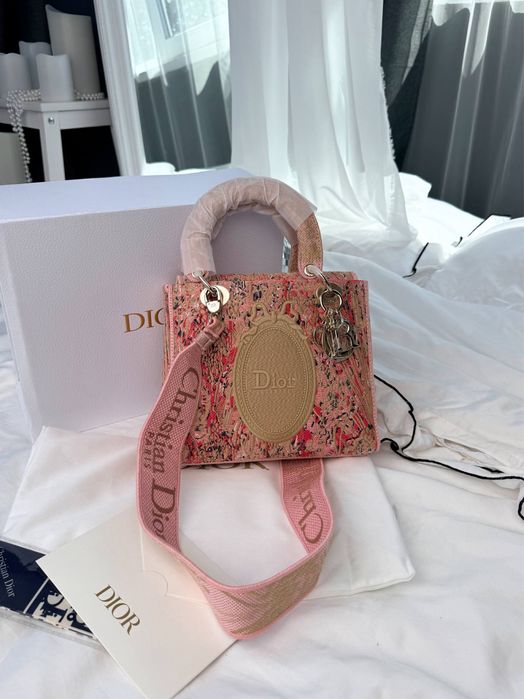 Torebka Dior lady d lite embroidered