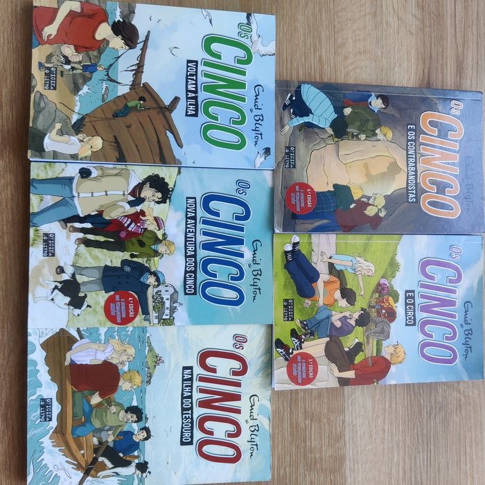 Conjunto 5 livros "Os cinco"